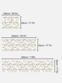 Giấy dán tường in hình cây 1 cái - Nhiều màu - Xem 6