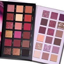 UCANBE TwilightDusk + Aromas Nude Eyeshadow Palette Makeup Set, Matte Shimmer Glitter Pressed Pearl All Highly Pigmented Blending Powder, Natural Velvet Texture Eye Shadow Kit - 彩色 - 查看 3