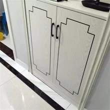 1.1CM*5M PVC Self-Adhesive Decoration Line Tile Gap Stickers Frame Decoration Line Background Wall Decor Waterproof Edge Strips Tape - Silver - View 11