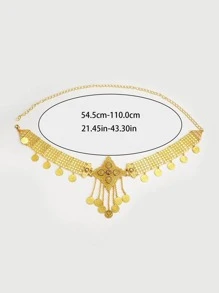 Dây chuyền Charm tròn - Vàng - Xem 4
