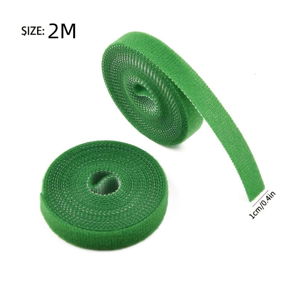 1卷植物現代素色植物攀登系帶適用於花園 - 綠色 - 查看 5