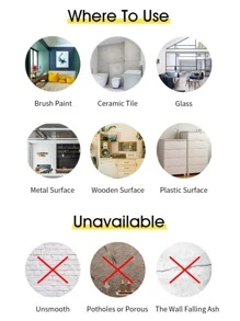 10 miếng dán tường hình học PVC màu trắng chống thấm nước dùng cho tấm ốp tường bếp, trang trí phòng tắm, giấy dán tường tự dính trang trí - trắng - Xem 7