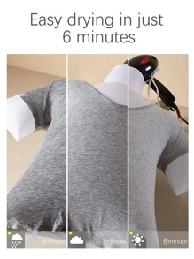 1 Túi khô Polyester, Túi khô di động màu trắng hiện đại cho ký túc xá - trắng - Xem 4