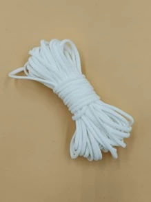 1卷滌綸彈性簡約風白色DIY織帶彈性帶適用於 - 白色 - 查看 1