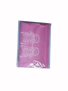 5个装无纺布鞋子收纳袋，带透明窗口和防水口袋，便携式衣橱整理袋，节省空间，悬挂式设计，适合旅行和居家使用。鞋袋旅行收纳整理袋，抽绳鞋袋，鞋套，防尘，男女通用，旅行必备，邮轮必备，度假必备。 - 粉色 - 查看 4