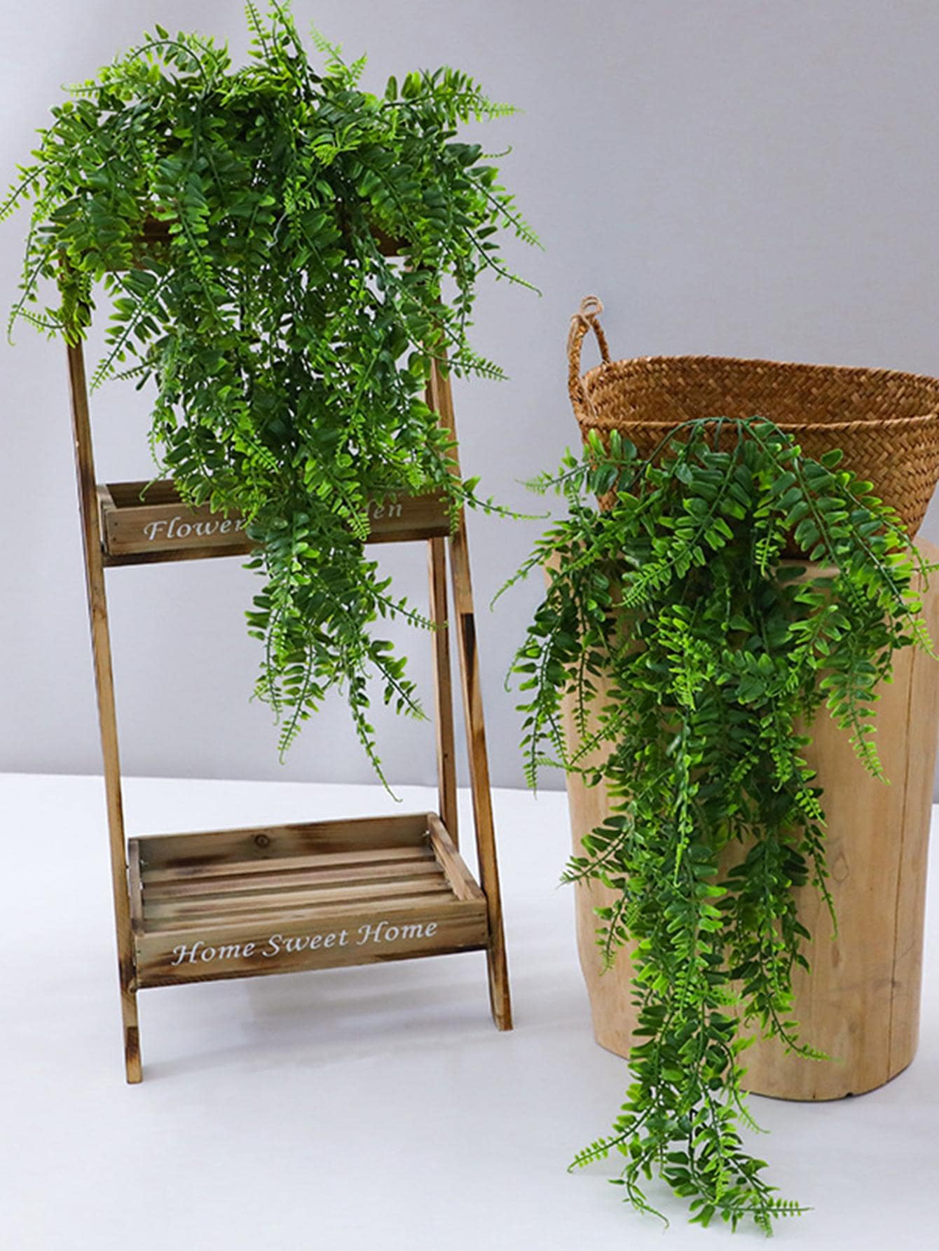 1/2pcs Artificial Hanging Ivy Vine Faux Wall Decor Trailing Succulent