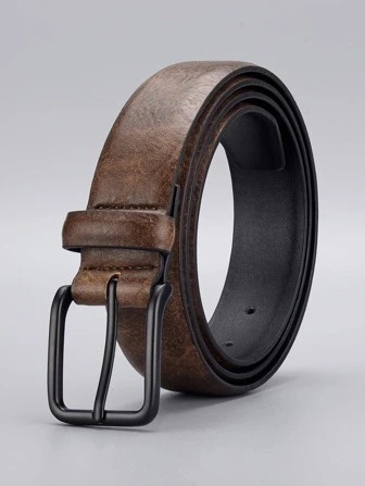 1pc Men Square Buckle Vintage Belt For Daily Life Halloween Summer, School Casual, Business, Boyfriend Husband Father Dad Men Gift, Daily Wear, Fashion, Teen, Outdoor, Vacation, Athletic, Travel, Street, Boho, Vintage Fall, Autumn, Halloween Autumn-Winter Accessories,Suitable For Teens, Youth,Men,Casual, Outdoor, Athletic, Vacation, Graduation Gifts, Birthday, Daily Wear