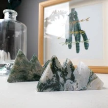 1 đồ thủ công trang trí hình ngọn núi - màu xanh lá - Xem 9