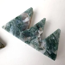 1 đồ thủ công trang trí hình ngọn núi - màu xanh lá - Xem 5