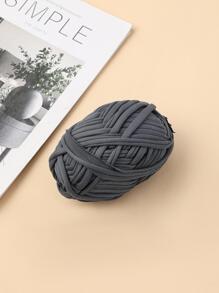 1入組布條手工籃子、玩具、鞋子、地毯、收納箱編織線 - 深灰色 - 查看 4