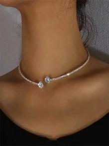 Choker ze strasami