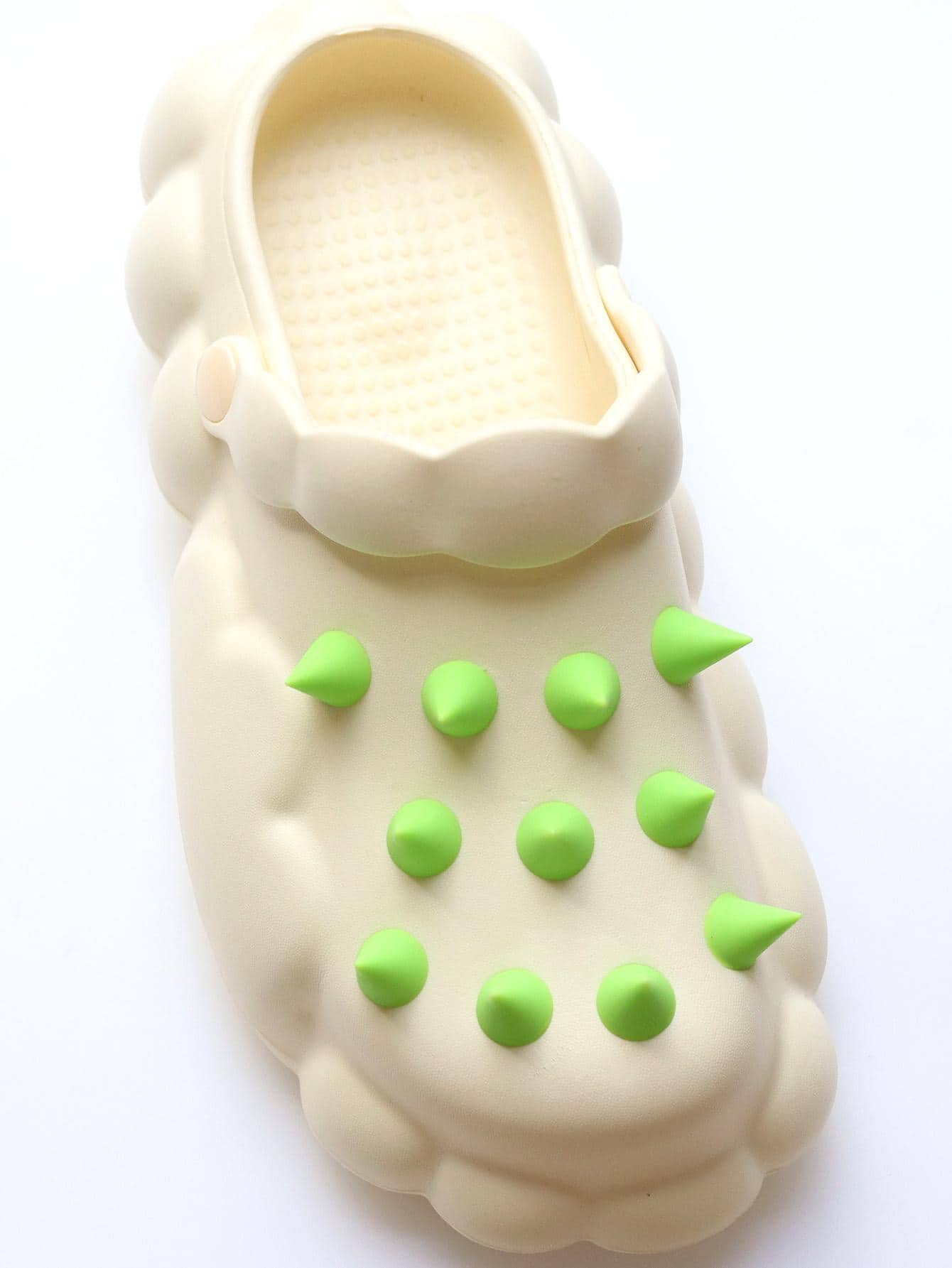 11 cái trang trí giày hình dạng đinh tán, trang trí giày thời trang PVC cho guốc - Nhiều màu - Xem 1