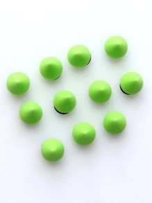 11 cái trang trí giày hình dạng đinh tán, trang trí giày thời trang PVC cho guốc - Nhiều màu - Xem 3