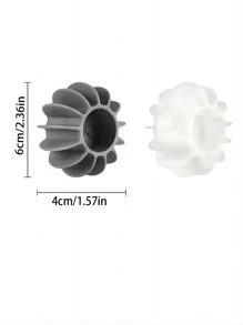 6pcs Plain Laundry Ball - Grey - View 5