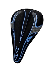 1 pieza Sillín de bicicleta de silicona - Azul - Ver 2