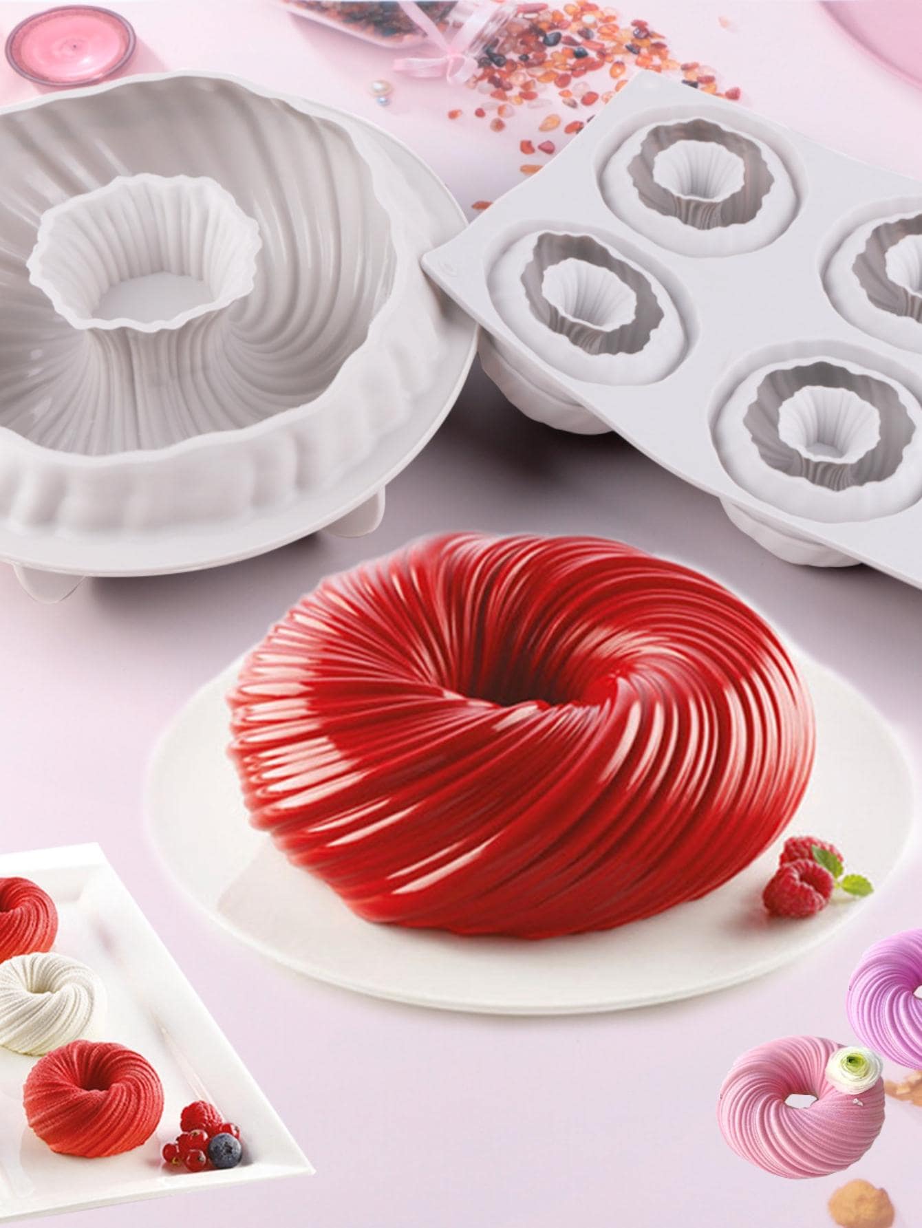 1入組螺旋蛋糕模具