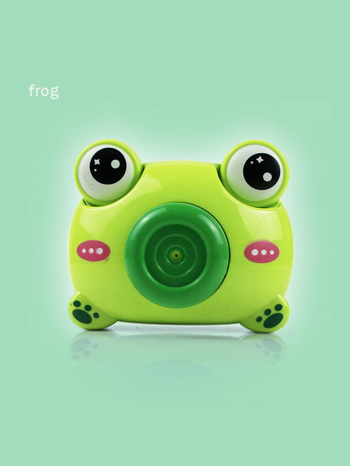 1入組夏季兒童卡通灑水器相機青蛙、戲水玩具沐浴玩具