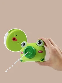 1入組夏季兒童卡通灑水器相機青蛙、戲水玩具沐浴玩具
