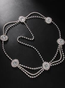 派對鑽石裝飾新娘頭帶