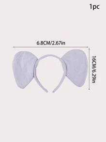 Băng đô trang trí tiệc tai voi - Xám - Xem 3