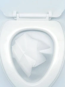 10 片/50 片/100 片一次性马桶座套纸，适用于旅行，可溶解浴室装饰秋季装饰