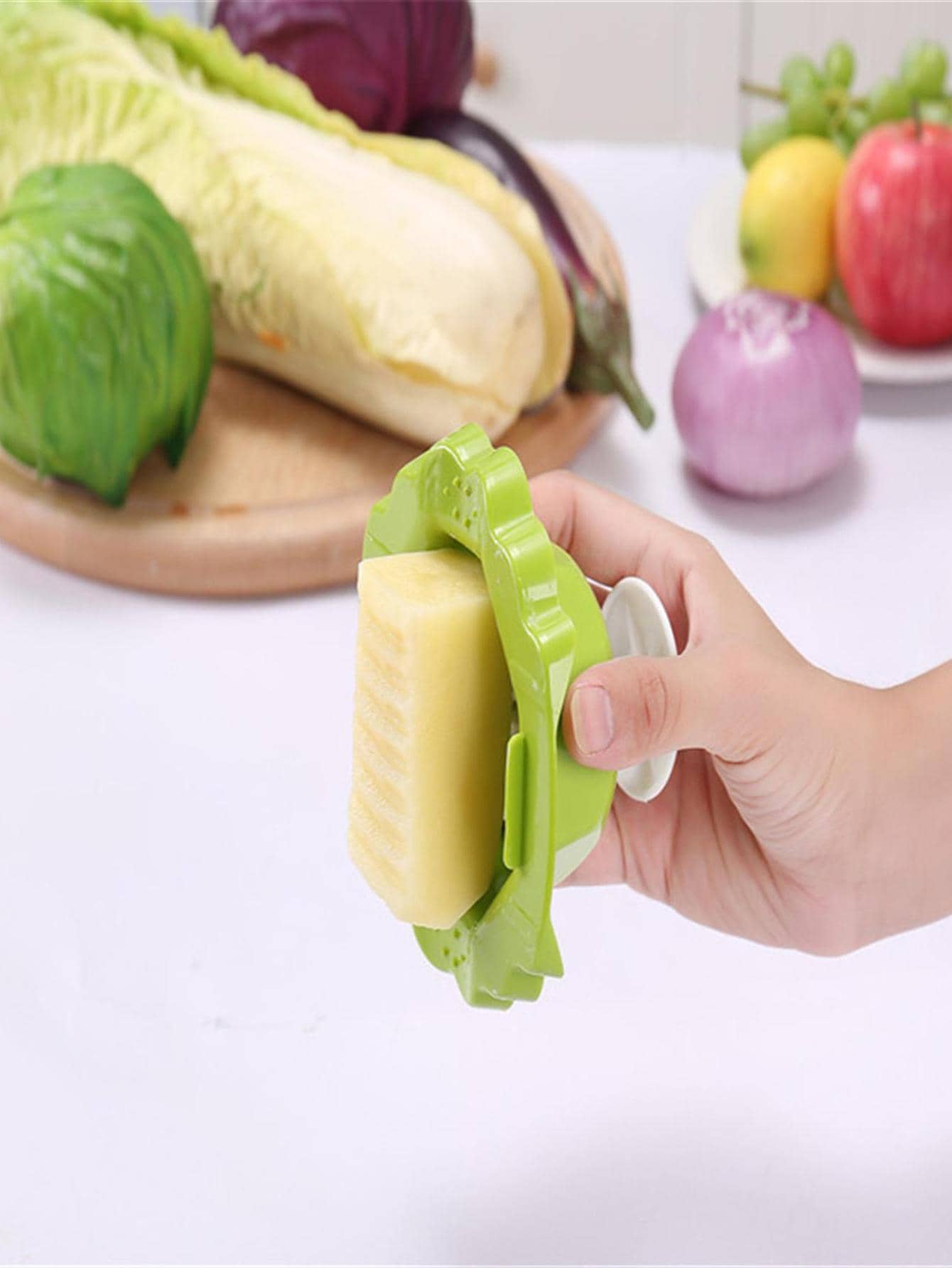 1 miếng nhựa bảo vệ ngón tay chống cắt - màu xanh lá - Xem 1