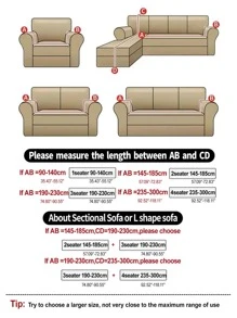 1 Vỏ Sofa Màu Trơn & 1 Vỏ Đệm Không Chất Độn - Màu xám đen - Xem 2