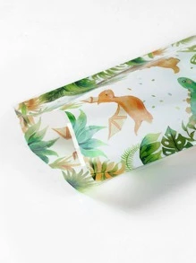 25 件恐龙礼品袋（带扭结），恐龙主题生日宝贝派对礼品包装用品，恐龙礼品包装用品，派对回礼，生日礼物派对礼物情人节 - 綠色 - 查看 3