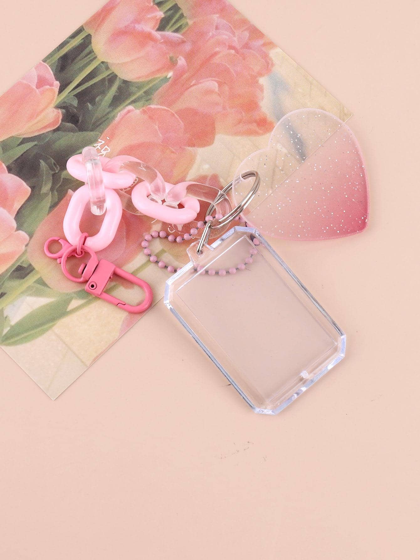 1 cái Bìa Thẻ Rõ Ràng - Hồng - Xem 1