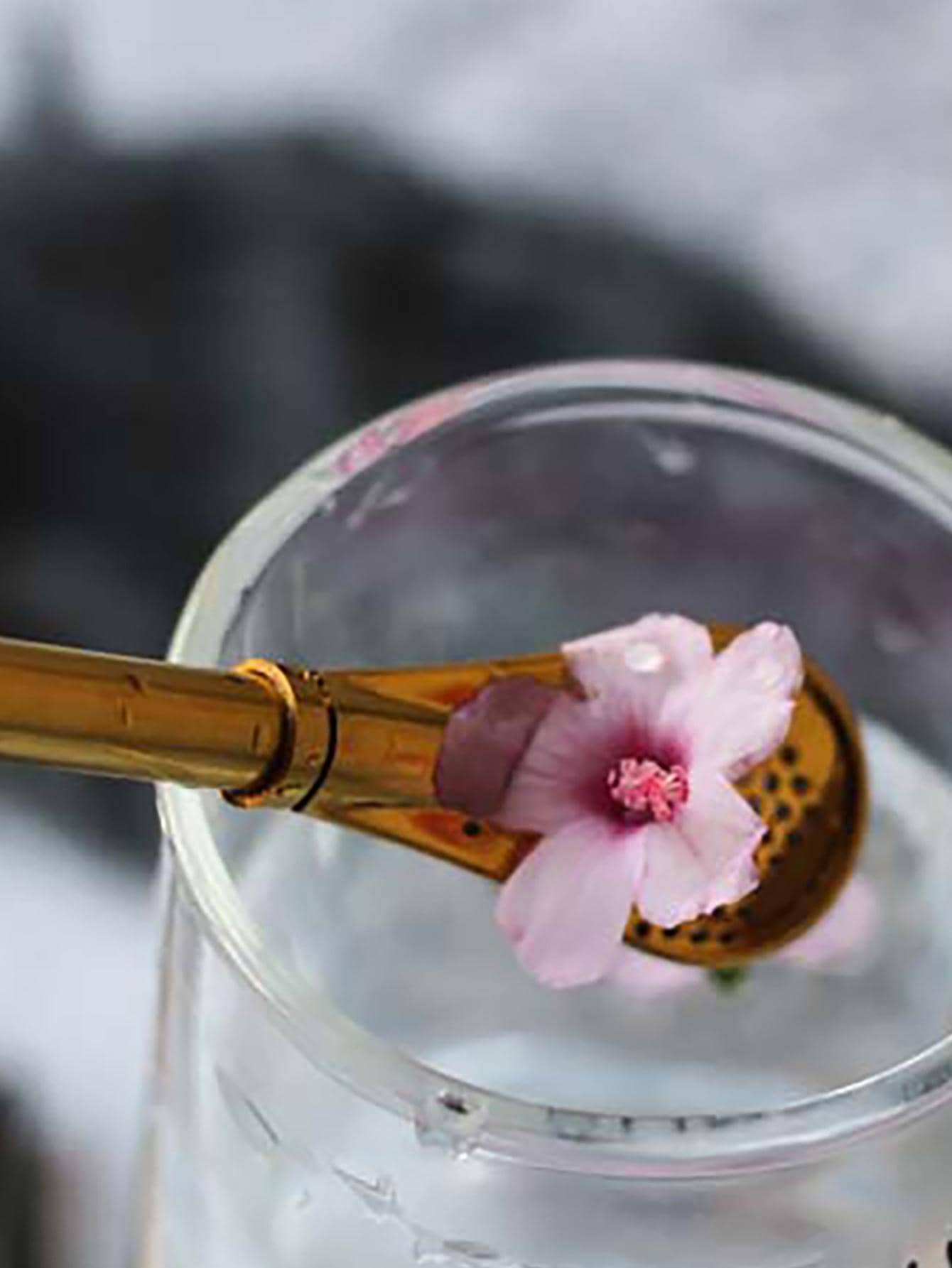 1個 ステンレス鋼 ストロー スプーン - ゴールド - 見る 5