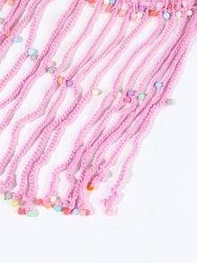 Trang trí hạt trang trí mũ móc rỗng - Hồng - Xem 7