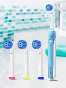 16pcs Sensitive Gum Care Toothbrush Head - White - View 7