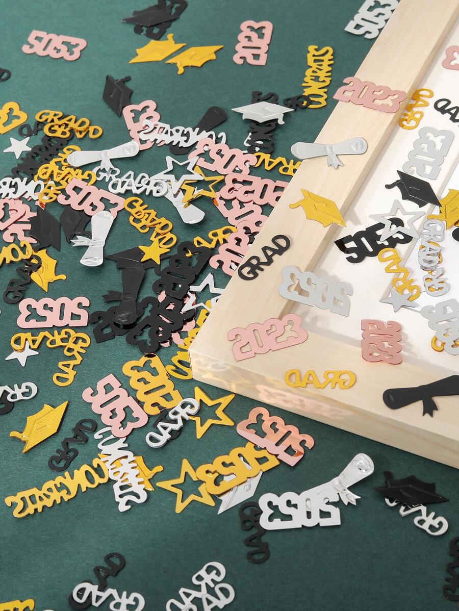 1pack Graduation Party Throwing Confetti - Pink - View 1