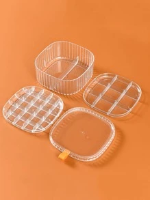 1入組透明首飾收納盒 - 無色 - 查看 6