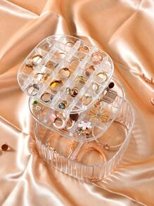 1入組透明首飾收納盒 - 無色 - 查看 8