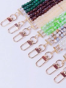 Beaded Design Bag Strap For Strap Replacement - Multicolor - View 3