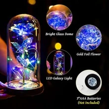 1 pieza Luz de la decoración de plástico - Azul - Ver 5