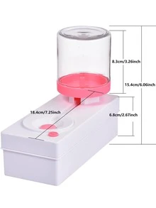 1 pieza Lavadora de pinceles de plástico - Rosa - Ver 3