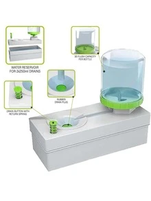 1 pieza Lavadora de pinceles de plástico - Rosa - Ver 4