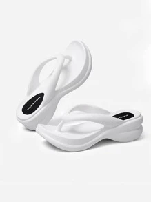 Dép xỏ ngón phong cách tối giản dành cho nữ, Dép xỏ ngón EVA màu trắng mát mẻ - trắng - Xem 4