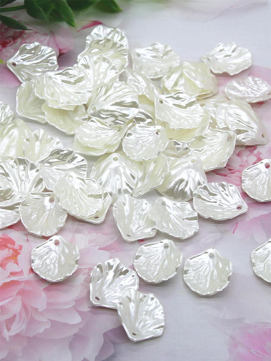 100入組花花瓣DIY吊墜 - 米色 - 查看 1