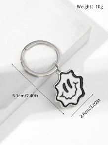 表情吊墜鑰匙圈 - 彩色 - 查看 3