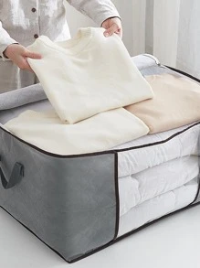 1入組拉鍊被子包,服裝防潮收納袋便攜便攜收納袋 - 藍色 - 查看 2