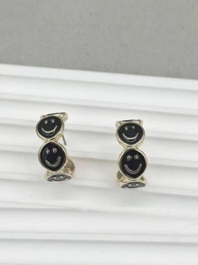 1 Đôi Hợp Kim Kẽm Thời Trang Biểu Hiện Trang Trí Vòng Đeo Tay Đôi Khuyên Tai Vòng Cho Nữ Trang Trí Hàng Ngày - Nhiều màu - Xem 1