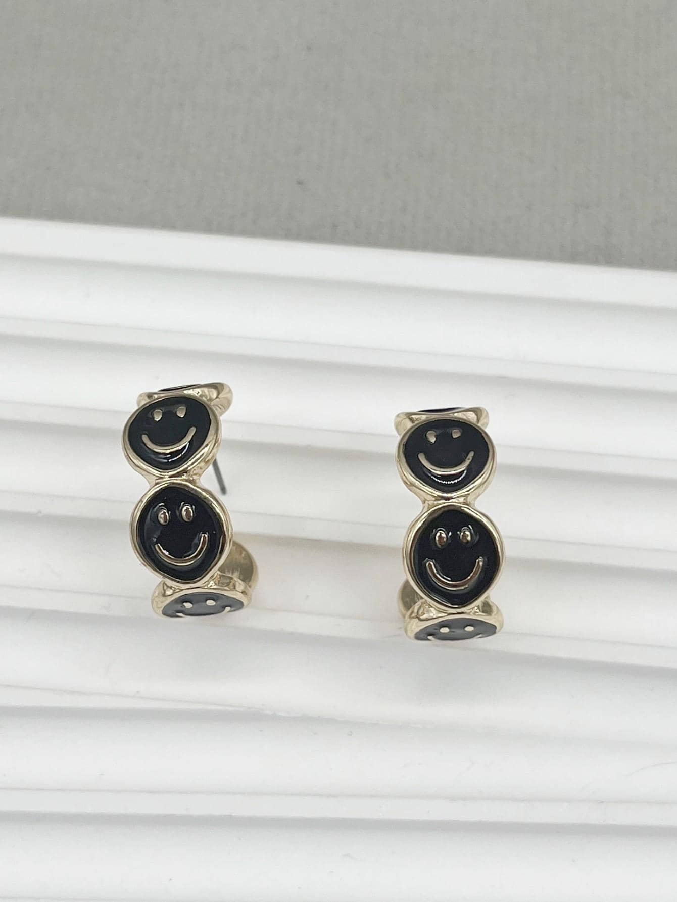 1 Đôi Hợp Kim Kẽm Thời Trang Biểu Hiện Trang Trí Vòng Đeo Tay Đôi Khuyên Tai Vòng Cho Nữ Trang Trí Hàng Ngày - Nhiều màu - Xem 1