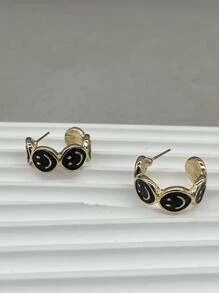 1 Đôi Hợp Kim Kẽm Thời Trang Biểu Hiện Trang Trí Vòng Đeo Tay Đôi Khuyên Tai Vòng Cho Nữ Trang Trí Hàng Ngày - Nhiều màu - Xem 3