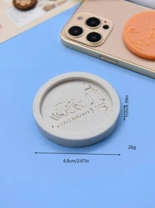 1入組開齋節標語圖案矽膠現代矽膠模具 - 淺灰色 - 查看 3