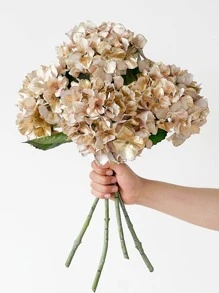 1入組人造花現代家居裝飾塑料仿真花 - 金色 - 查看 2