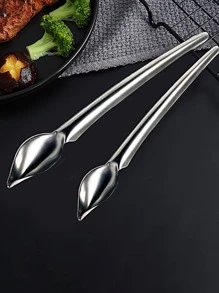 1pc Stainless Steel Piping Spoon - Silver - View 6