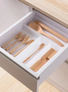 1入組塑膠彩妝收納盒 - 無色 - 查看 3